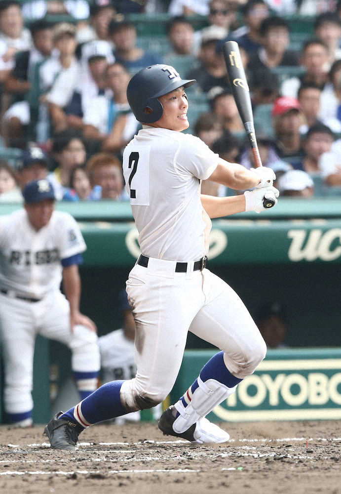 【画像・写真】履正社　夏の甲子園初の8強入り！　14安打9得点の猛攻で打線爆発