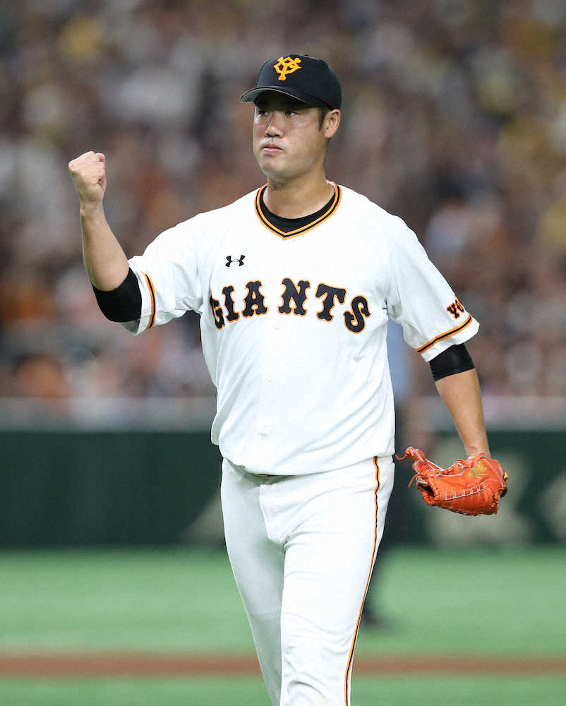 【画像・写真】巨人・大竹、またピンチ斬り　シュートで大山併殺「桜井に勝ちついて良かった」