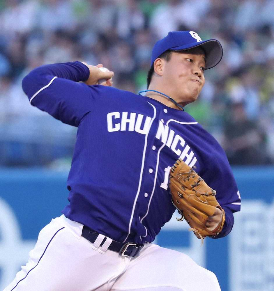 【画像・写真】中日・柳　6回6失点で5敗目　後半戦は未勝利に与田監督「そこを乗り越えてもらわないと」