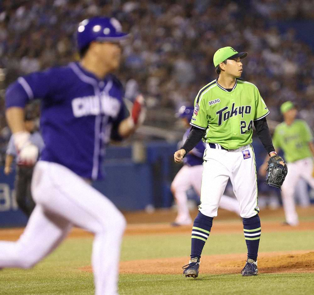 【画像・写真】中日・柳　同級生の星打ちで同点！ともに明大でマウンドを守り全国制覇も