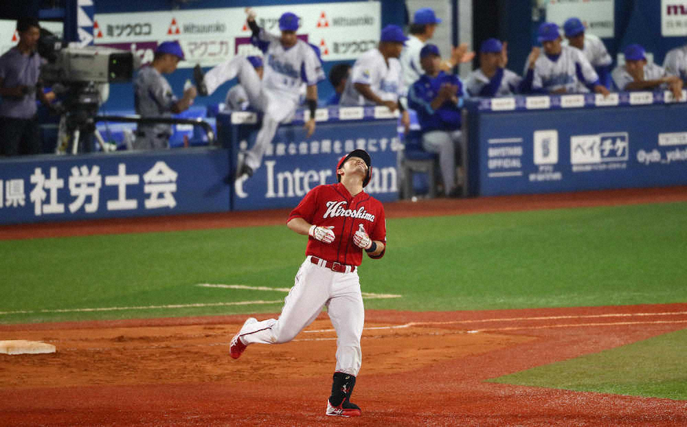 【画像・写真】広島“バティ余波”で3位逆戻り　誠也18試合ぶり弾も空砲