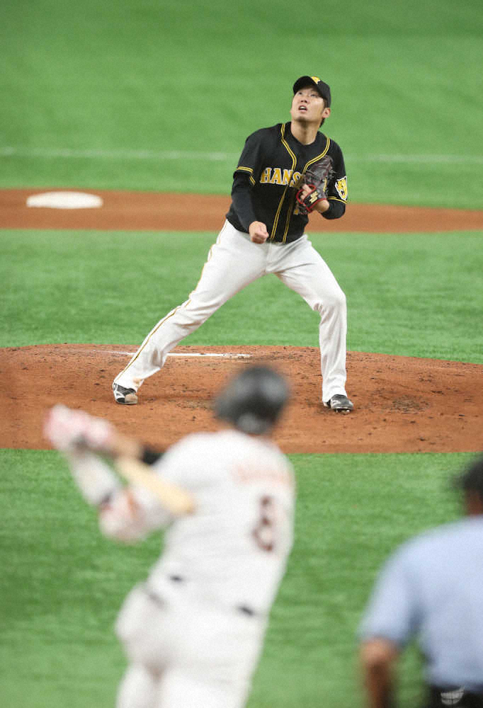 【画像・写真】阪神・西、6回1失点好投も初回の一発に泣く　巨人戦初勝利またもお預け