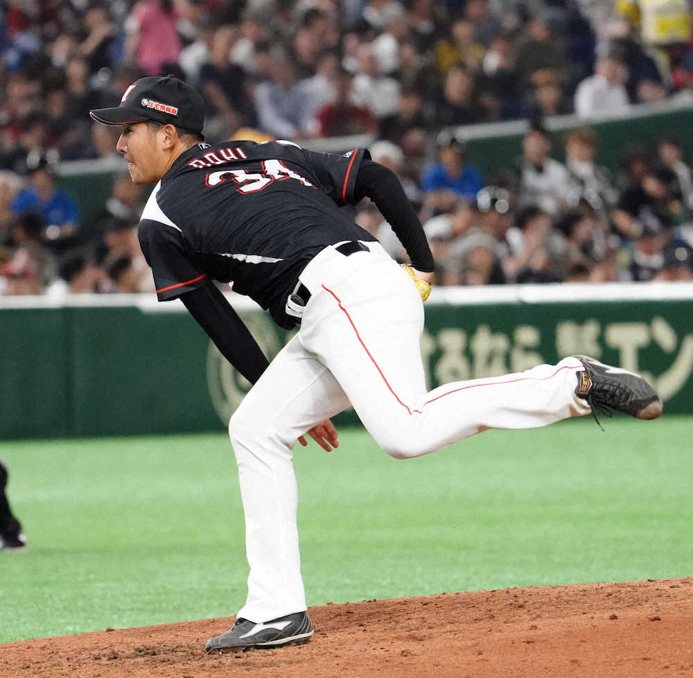 【画像・写真】ロッテ・土肥　初回4失点も2回以降は別人「5回までは抑えられたのはよかった」