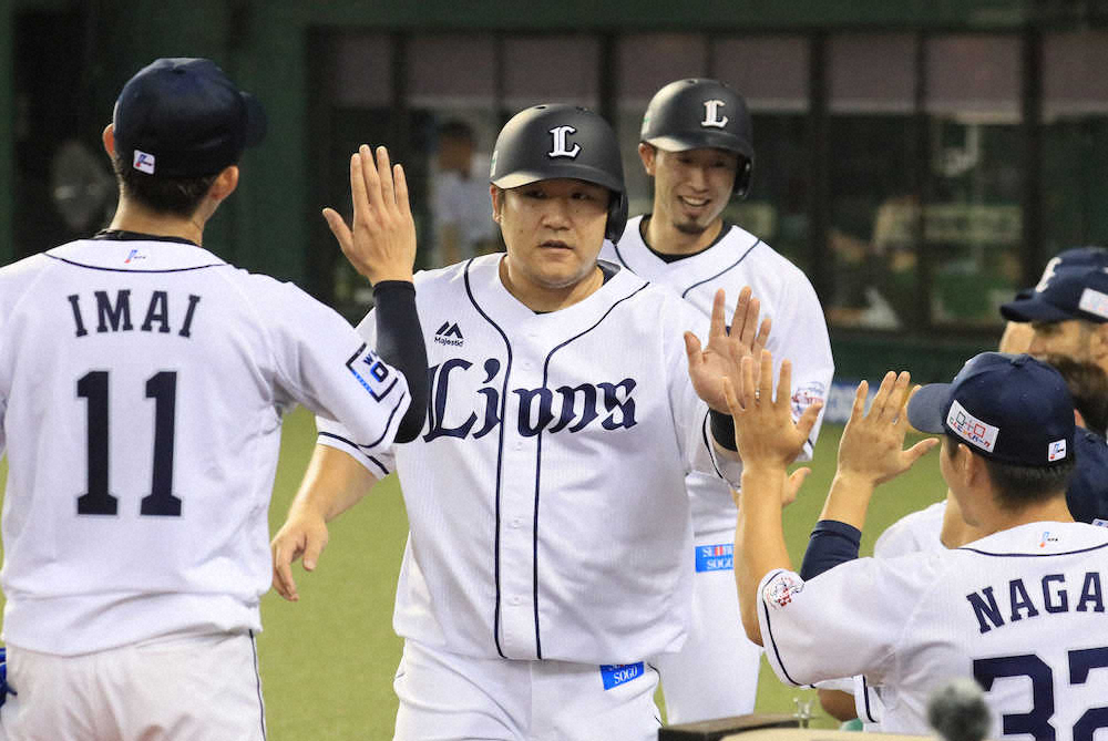 【画像・写真】西武・山川　2点タイムリーで今季101打点！2年連続で大台に乗せる