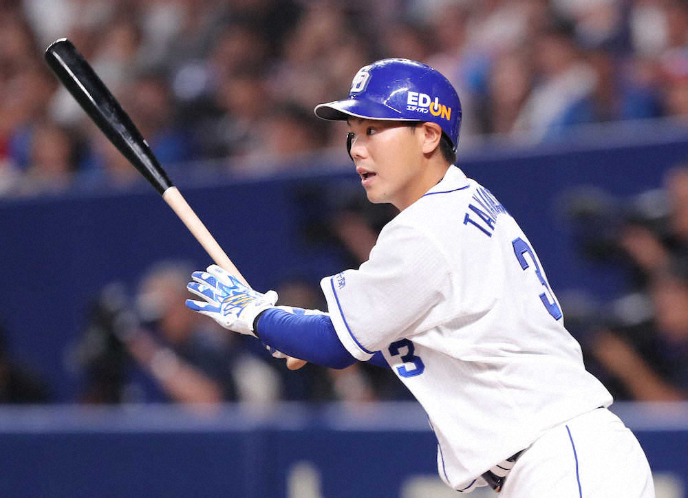 【画像・写真】中日“天敵”大瀬良攻略!福田13号同点ソロから一挙4得点　ロメロが6回1失点で1カ月ぶり白星
