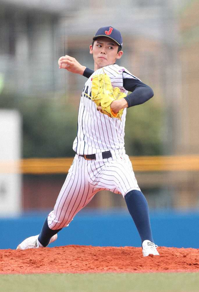 U18日本代表 4投手で完封リレー 佐々木 最速153キロで締めた スポニチ Sponichi Annex 野球
