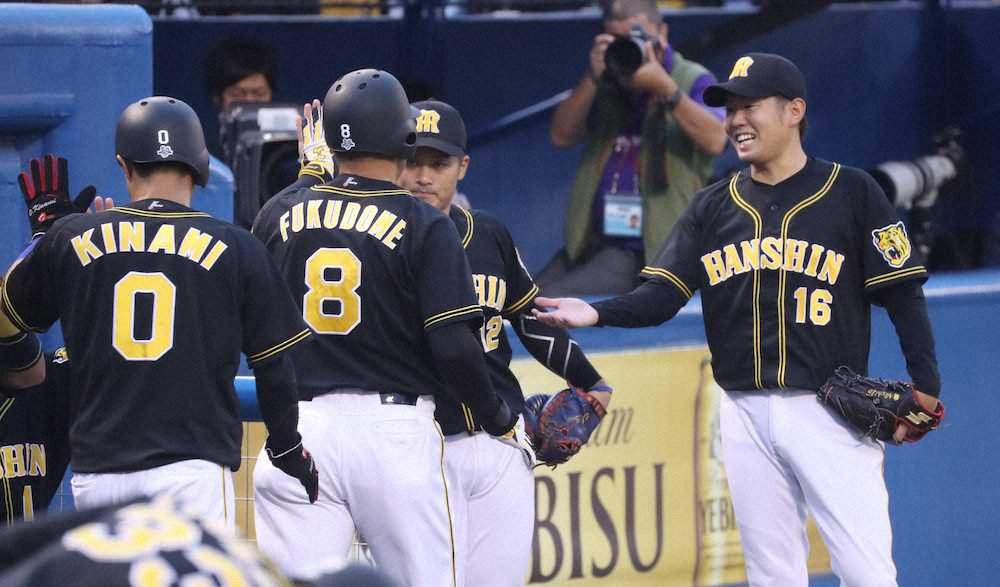 【画像・写真】阪神　今季初の5連勝!CS進出へ望みつなぐ完封リレー　西が5回4失点で6勝目