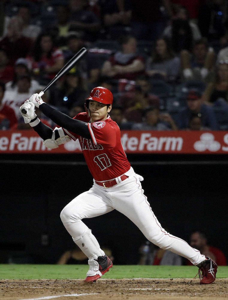 【画像・写真】大谷　逆転呼ぶ左前打　チームは5連敗でストップ