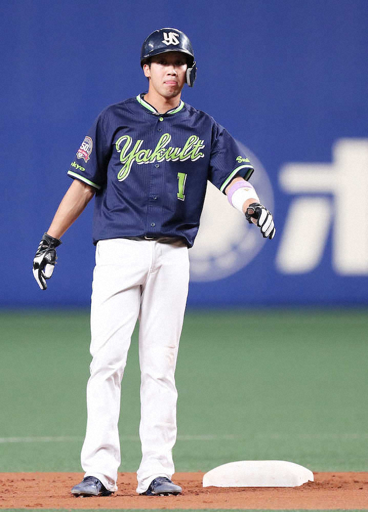 【画像・写真】ヤクルト・山田哲がプロ野球新記録　同一シーズン連続盗塁成功「32」に