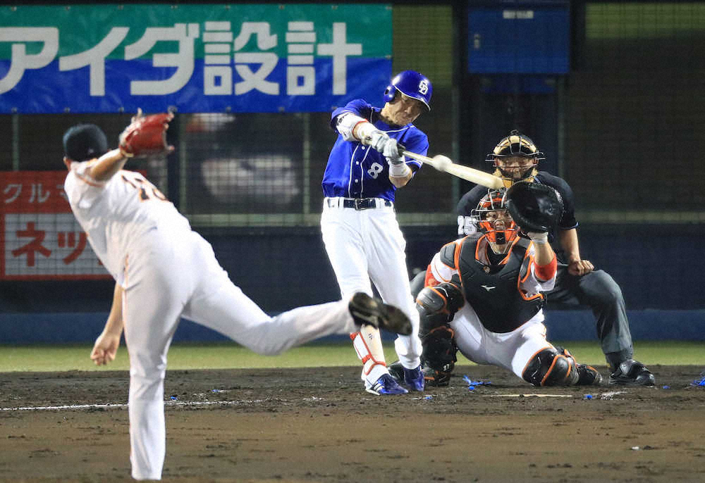 【画像・写真】中日、巨人に2連勝！竜打線が序盤に菅野攻略　小笠原が投打で活躍