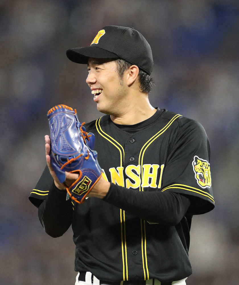 【画像・写真】阪神・青柳　今季初ヒットと思いきや…まさかのライトゴロ　投球では勝ち投手の権利を持って降板