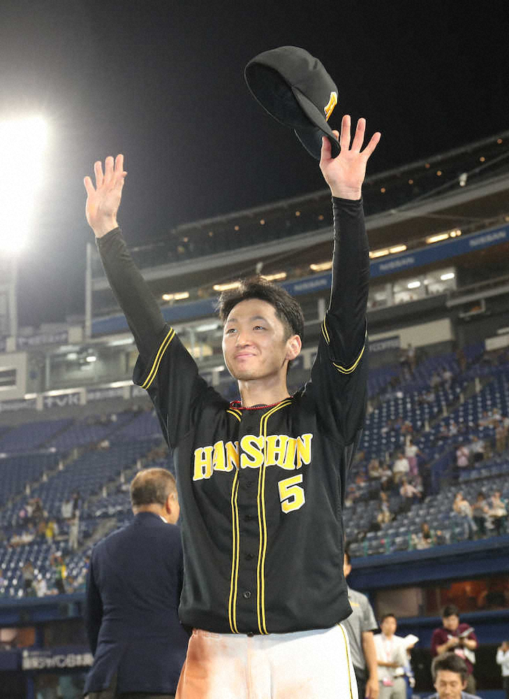 【画像・写真】阪神・近本、驚きの強心臓　ファンに「球団記録を見て帰ってもらいたかった」