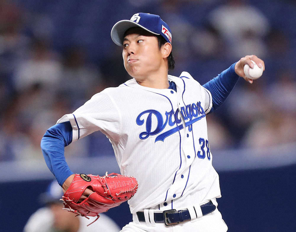【画像・写真】中日・松葉　ほろ苦セ・リーグ初登板　2回2/3を3失点で降板、1年ぶり白星ならず
