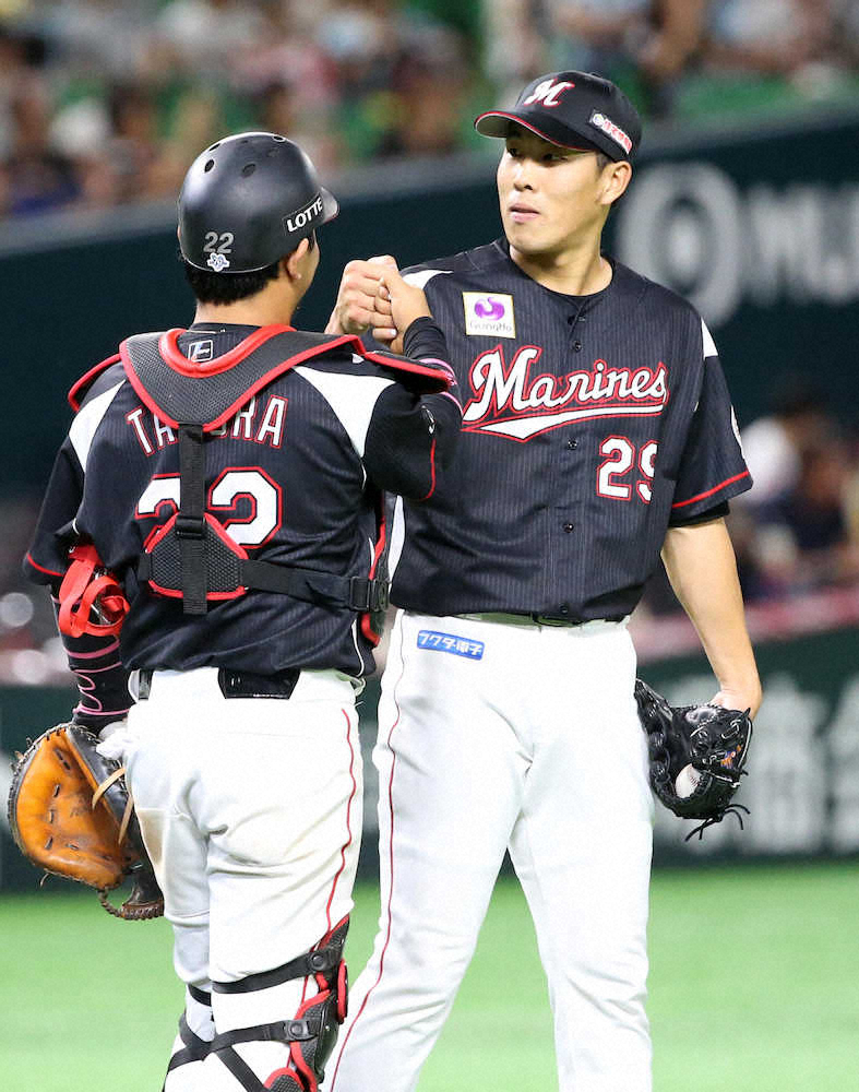 【画像・写真】ロッテ・西野　11年目の初完封「7回ぐらいからいけるかなと…」