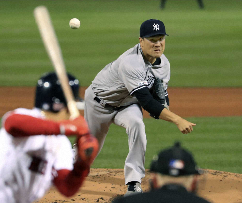 【画像・写真】マー君11勝目ならず　レッドソックス戦4回4失点で降板「アジャストできなかった」