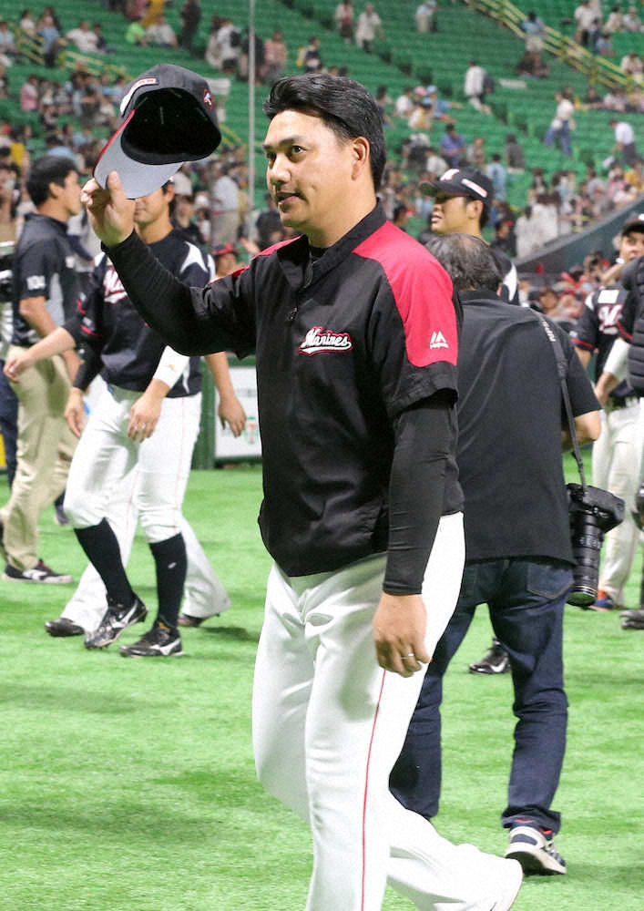 【画像・写真】【隠しマイク】ロッテ井口監督、レアード1カ月ぶり弾に「やっと開店した」