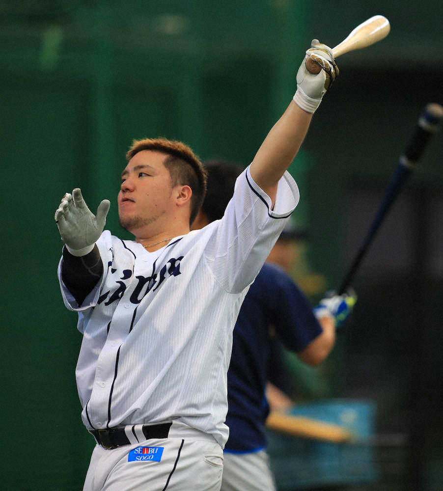 【画像・写真】西武・山川、連覇へ「死ぬ気で」個人記録捨てチーム優先「本塁打よりも、打点よりも、勝ち」
