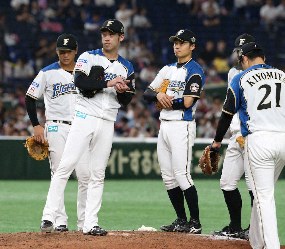 【画像・写真】日本ハム、秋吉誤算で連敗　栗山監督「やられたのはこっちが悪い」