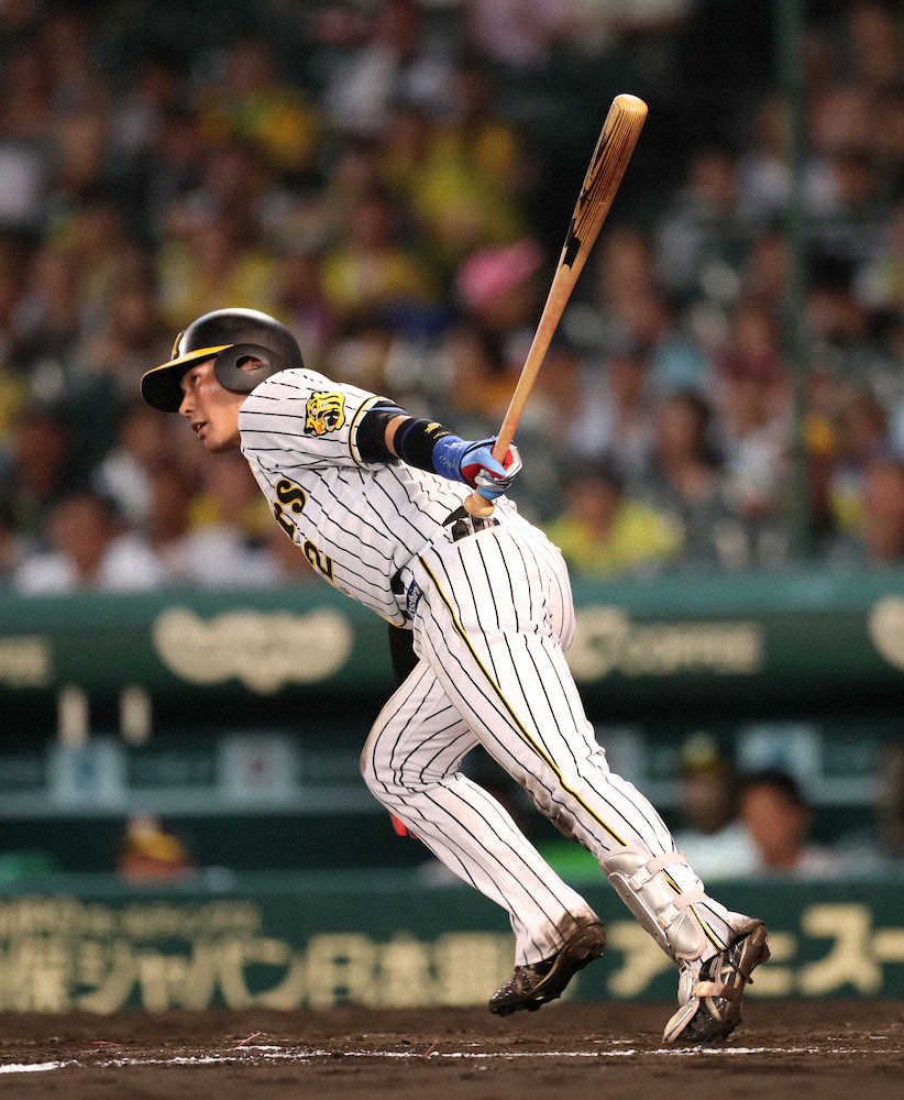 【画像・写真】阪神・北條、先制2点打「追い込まれる前に仕掛けられた」“原点回帰”で上り調子