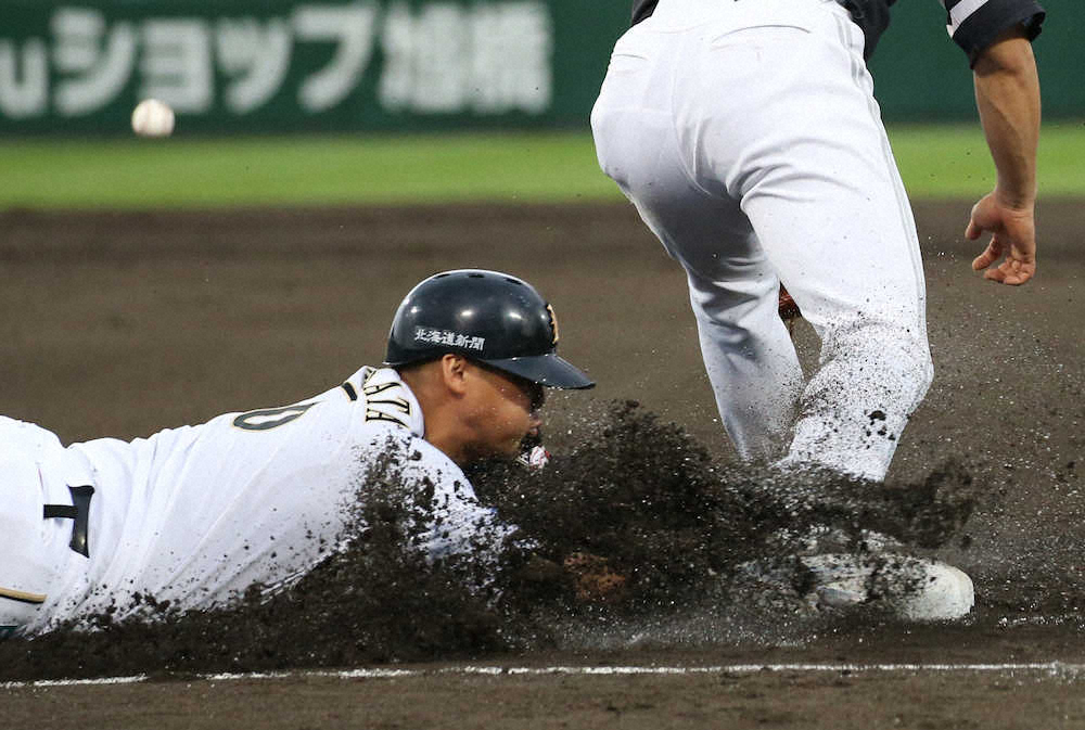 【画像・写真】日本ハム、打線爆発15安打　逆転CSあきらめん　中田は気迫ヘッスラ