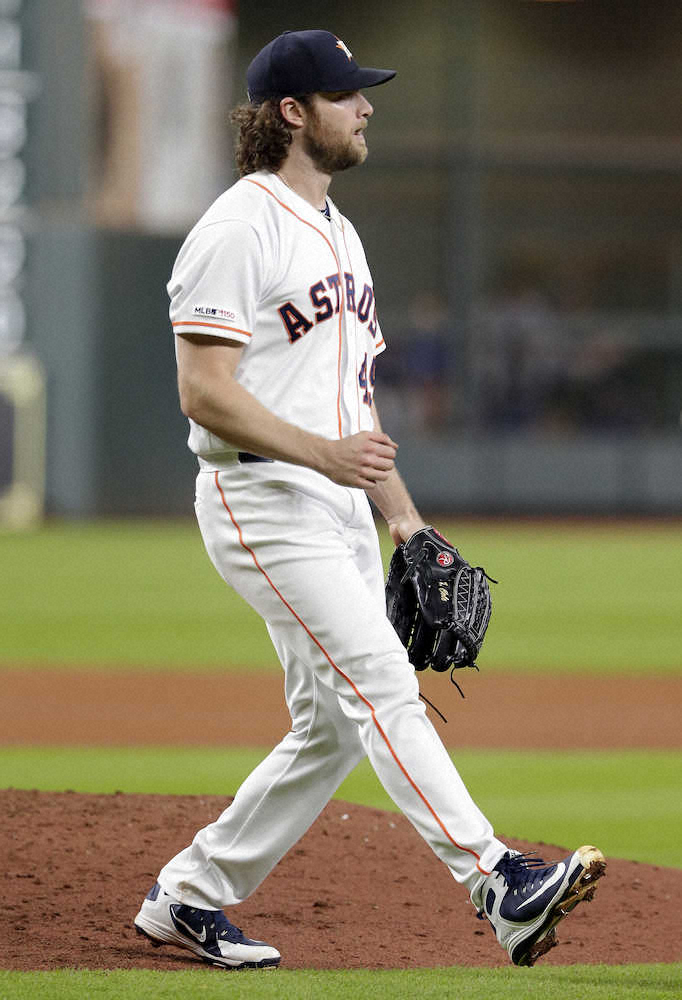 【画像・写真】アストロズのコールが史上18人目の300奪三振　レンジャーズ戦で大台到達