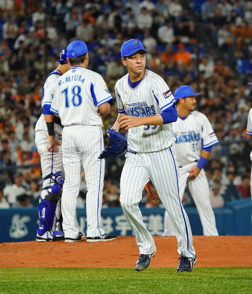 【画像・写真】プロ野球史上初の“因縁対決”…山口の人的補償でDeNA入りした平良は悔しい4回途中4失点KO
