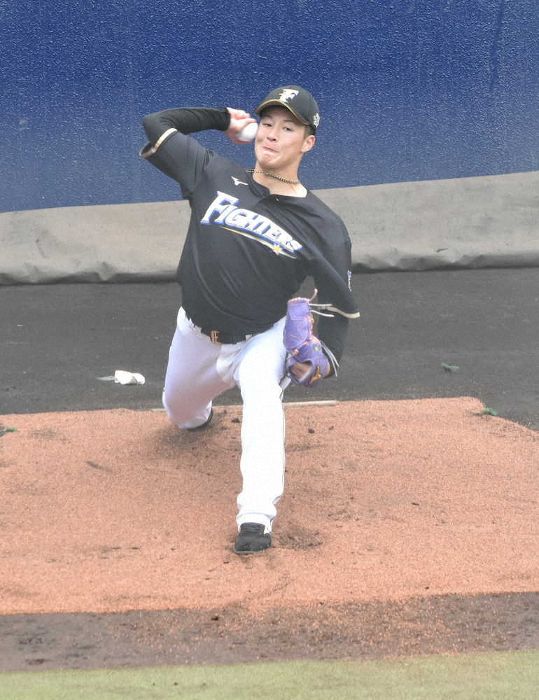 【画像・写真】輝星　22日ロッテ戦へ最終調整、CS進出諦めない「力になれれば」