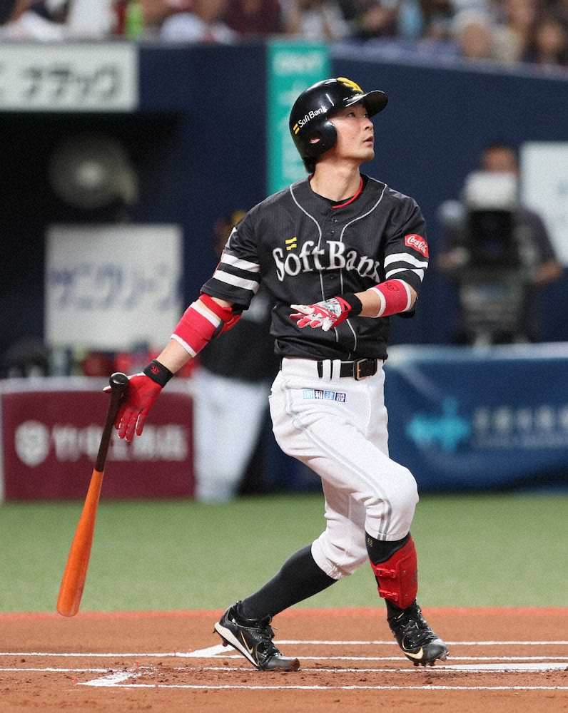 【画像・写真】ソフトB、逆転Vへ西武と1差!　柳田が勝ち越し打含む3安打2打点