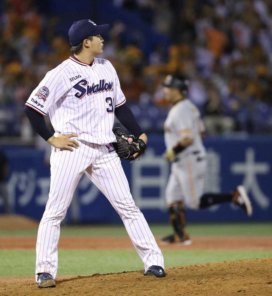 【画像・写真】ヤクルト・梅野　手痛い2発浴びる「両方とも失投だった」