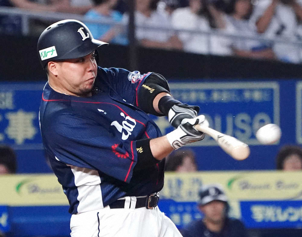 【画像・写真】西武2年連続リーグ制覇！大一番で“獅子おどし打線”爆発　ソフトBとのV争い142試合目で決着