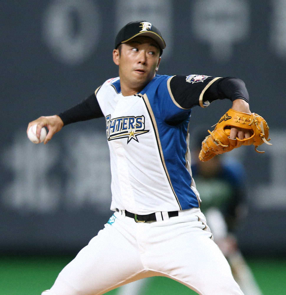 【画像・写真】日本ハム・斎藤、3番手で登板も2回2失点　4回三者凡退も5回につかまる