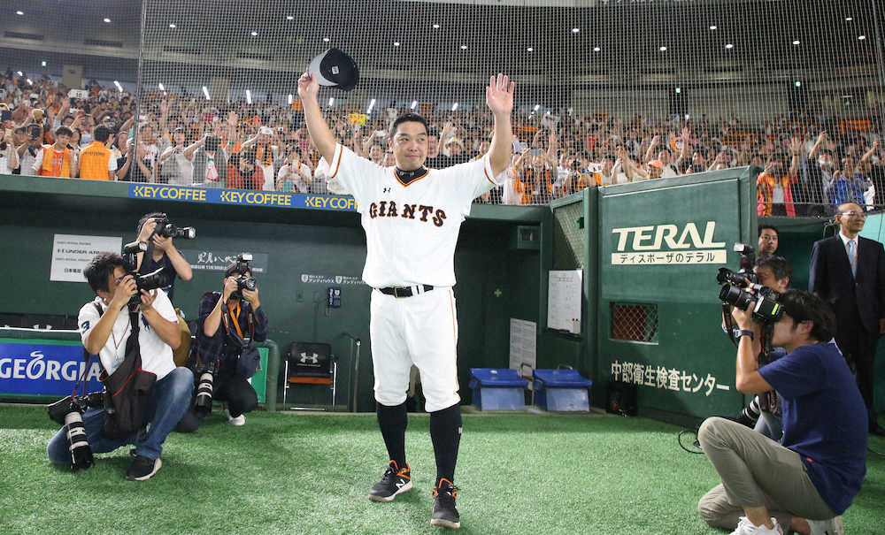【画像・写真】巨人・阿部、ファン号泣も…セレモニーで涙を我慢した理由