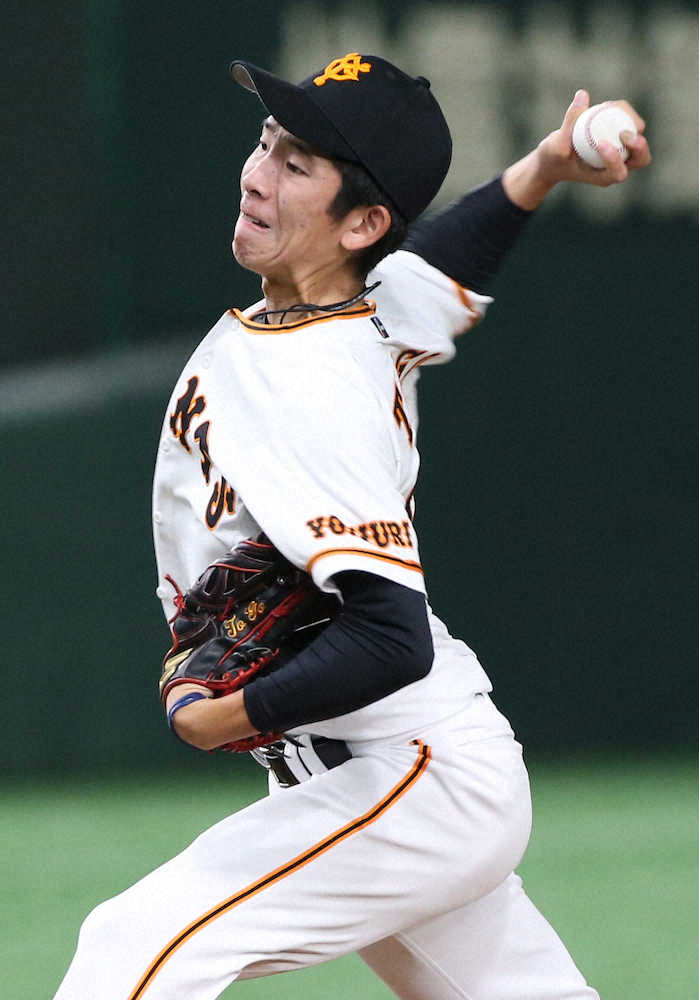 【画像・写真】巨人ドラ6戸郷、紅白戦1回零封　CSは先発＆第2先発「どちらでも対応していきたい」