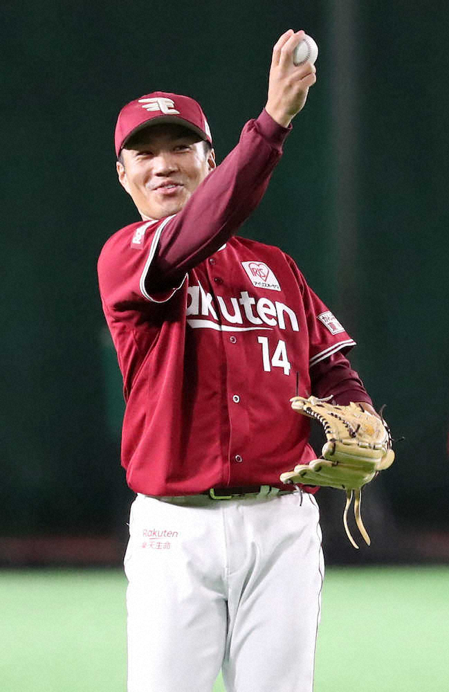 【画像・写真】楽天・則本、下克上へ必勝　千賀とエース対決「彼は意識していると思う。ヒラリとかわしたい」