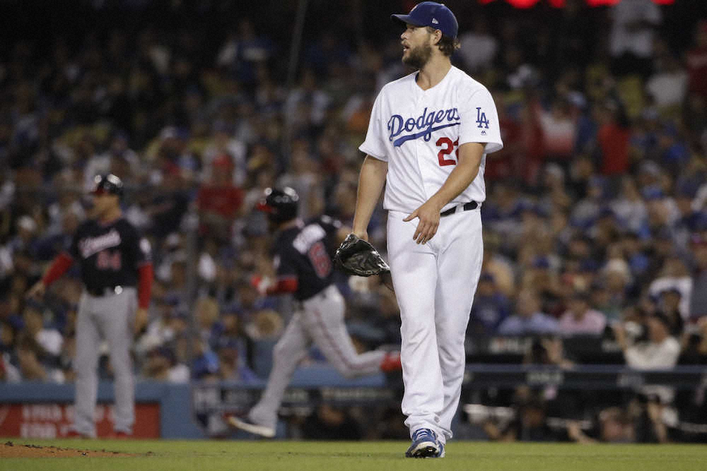 【画像・写真】ドジャース敗れ1勝1敗に　カーショー制球乱れ6回3失点　マエケンは登板なし