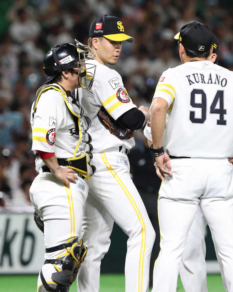 【画像・写真】ソフトB・千賀　今季ワースト4被弾「防ぐことができたと思うし、自分の責任」