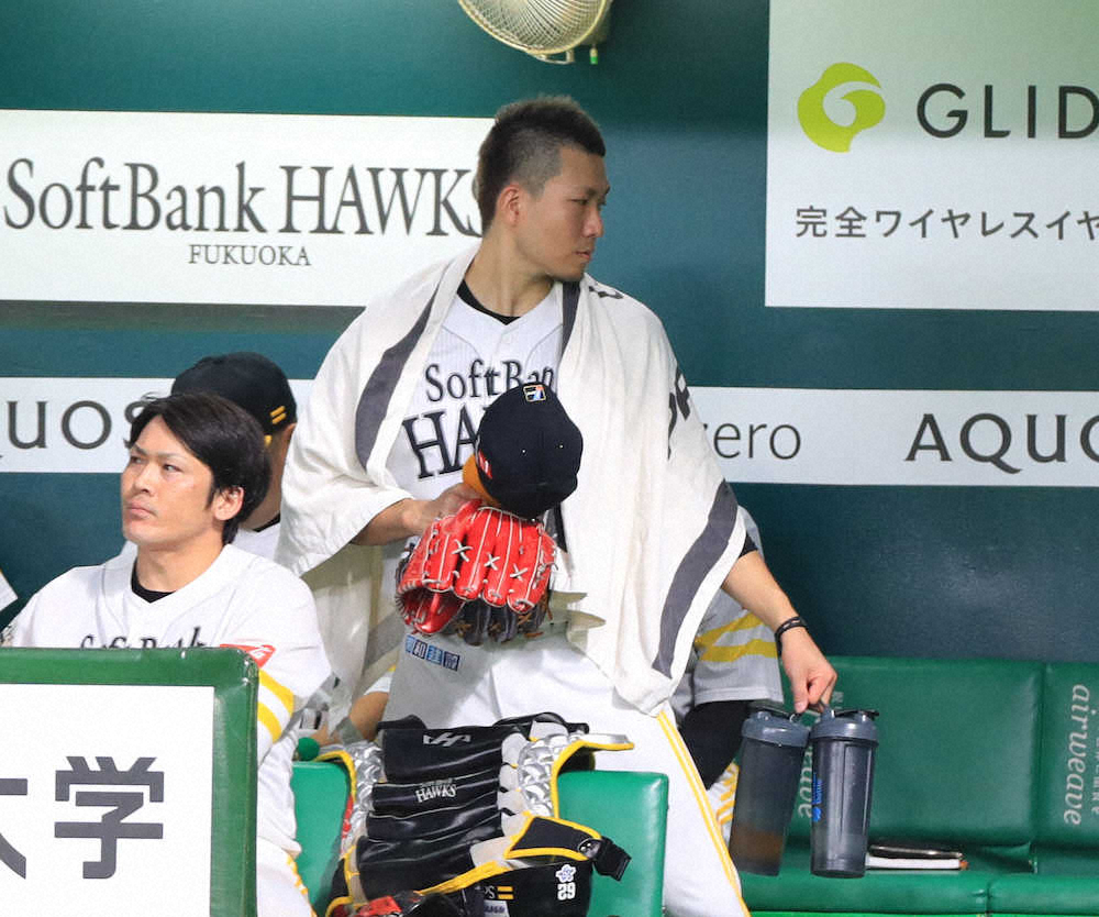 【画像・写真】ソフトB　千賀、4発に沈んだ…PS最悪の屈辱「防ぐこともできた」