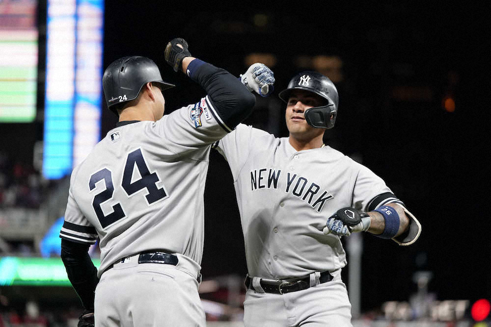 【画像・写真】ヤンキースがスイープでリーグ優勝決定シリーズ進出　ツインズはプレーオフで16連敗