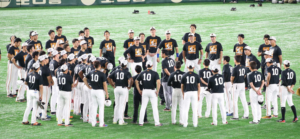 【画像・写真】巨人「阿部T」でチーム一丸　日本一へ思いは一つ　虎に14年ファイナルSの雪辱へ
