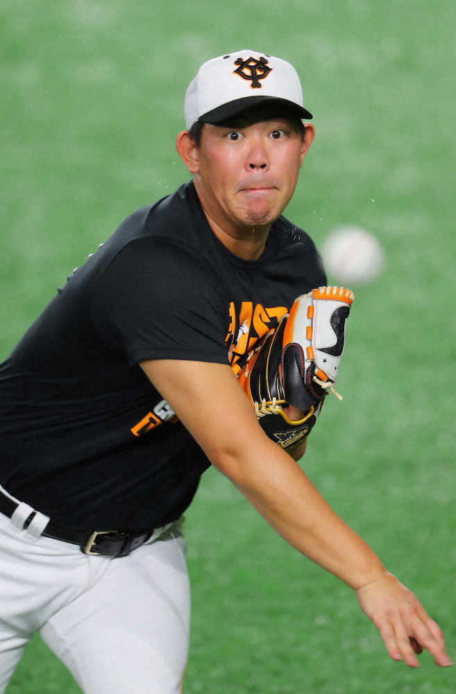 【画像・写真】巨人・山口、小林と「日本一のバッテリー」に　いざCS初戦「1イニングでも多く」