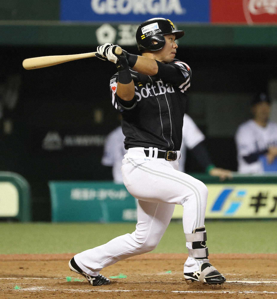 【画像・写真】ソフトB長谷川勇“直球に強い男”が155キロ撃ち　直球の打率・375