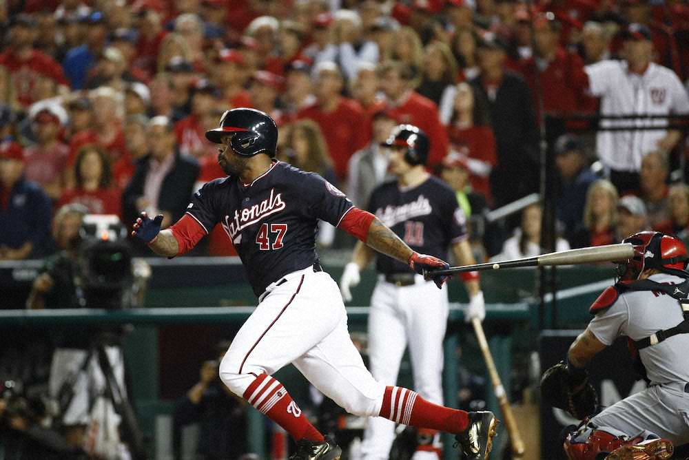 【画像・写真】ナショナルズが初のワールドシリーズ進出に王手　カージナルスに3連勝