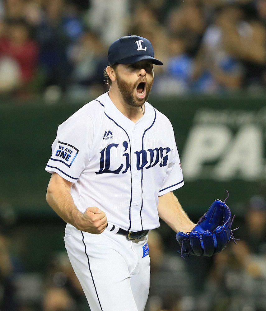 【画像・写真】西武・ニール　9月MVP賞「やっと獲れた」