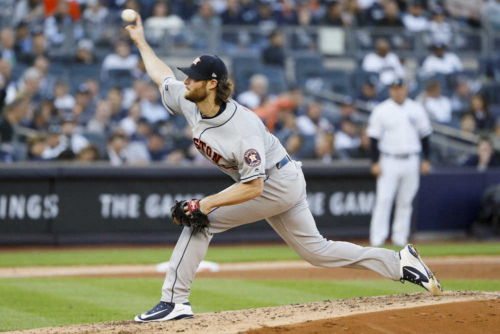 【画像・写真】アストロズ2勝目　剛腕コールが7回零封「いい投球ができた」　PSは3戦3勝