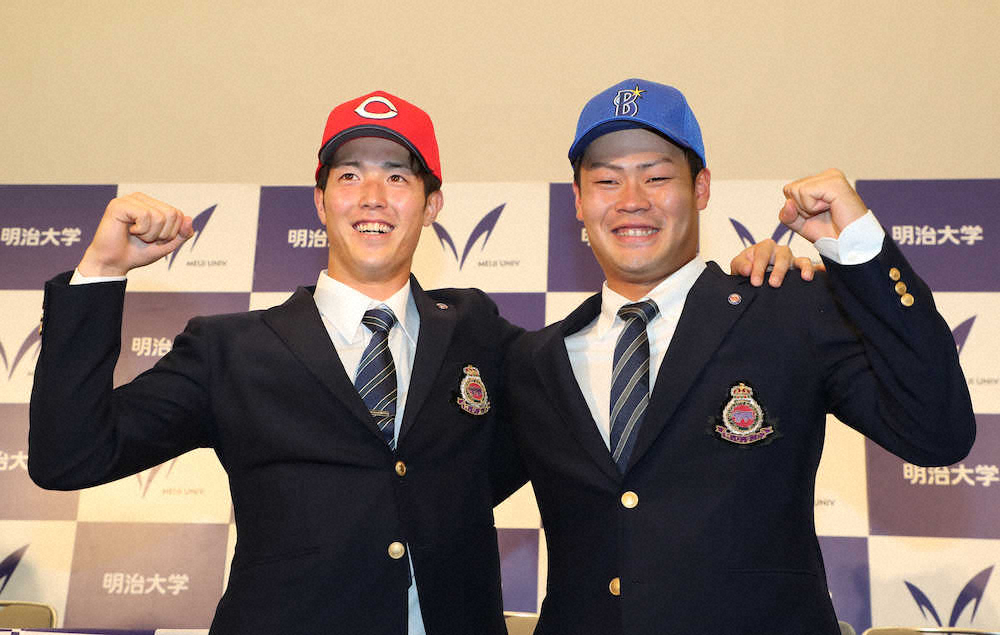 【画像・写真】DeNA3位の明大・伊勢　同郷のヤクルト・村上に挑戦状「今では雲の上の遠すぎる存在」