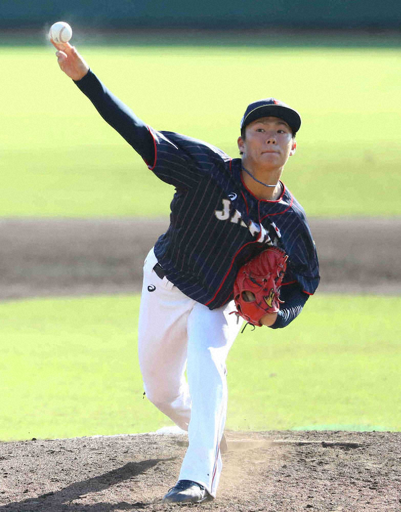 【画像・写真】侍ジャパンのセットアッパー由伸、必殺フォーク冴える