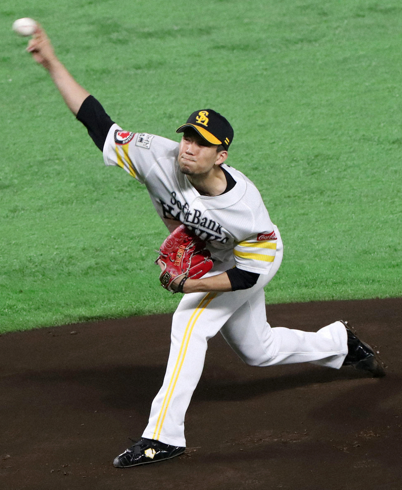 【画像・写真】侍戦士入れ替え　右肩違和感で千賀辞退発表　大竹、甲斐野、嘉弥真3投手を追加選出