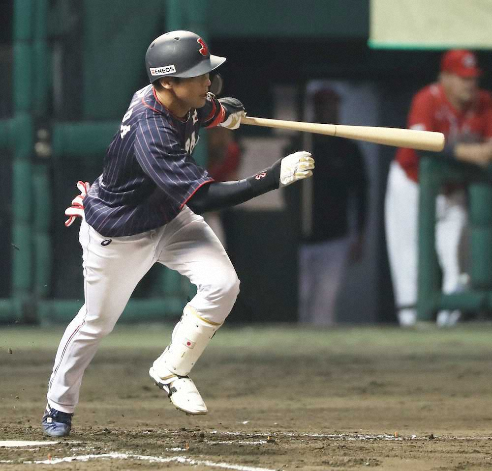 【画像・写真】山田哲、代役1番打　稲葉監督「翔吾がいたとしても一度試してみたかった」