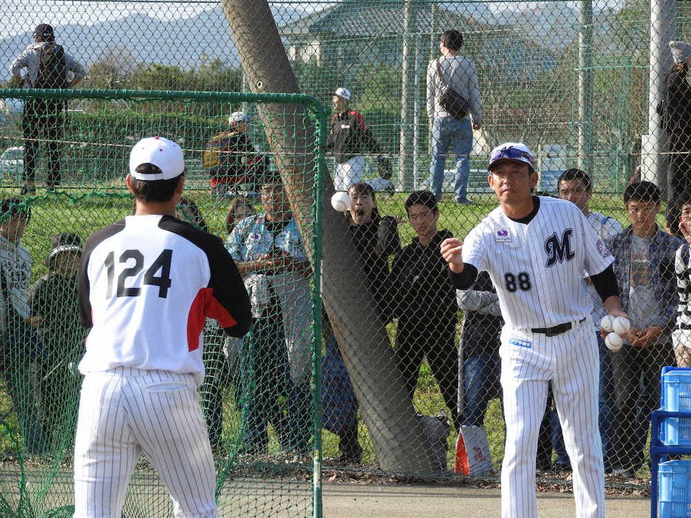 【画像・写真】ロッテ鳥越コーチ、愛弟子・福田にラブコール「うちはおとなしい選手が多い」
