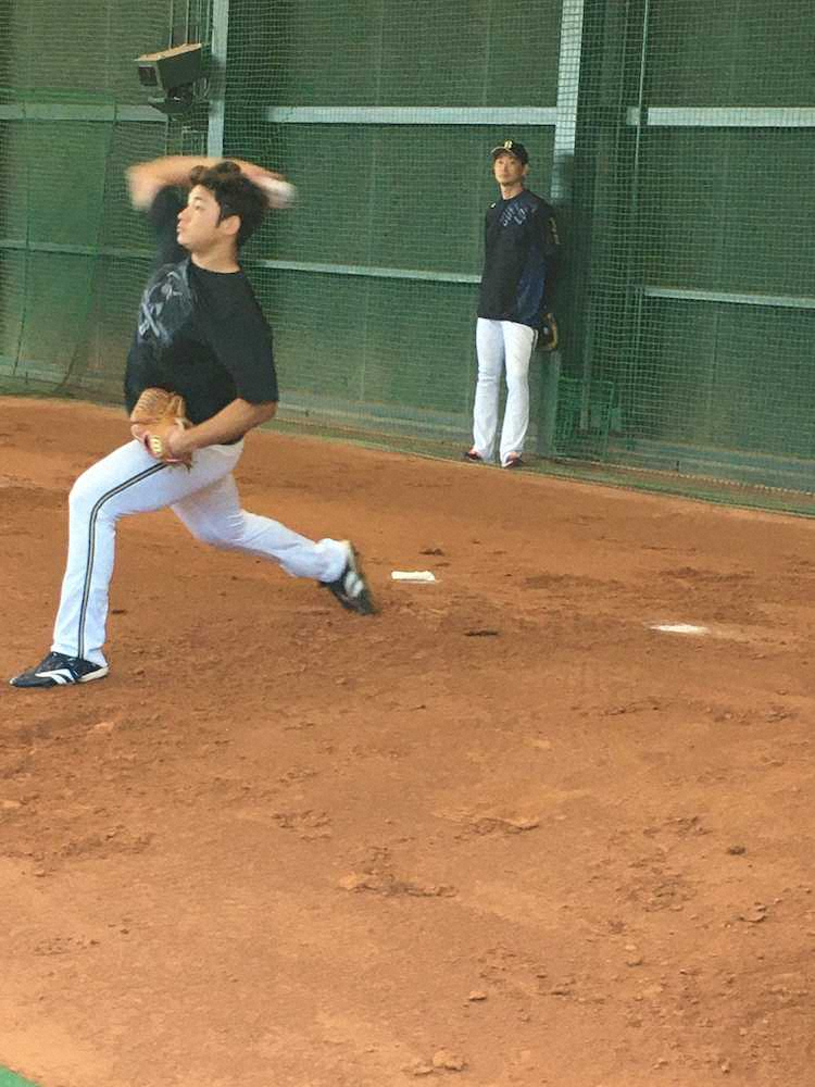 【画像・写真】オリ榊原、キャンプ初日に101球熱投「ボールの力が必要質を戻す」
